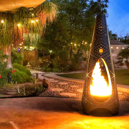 Modfire 7ft Tribal Bonfire Wood Burning Fireplace