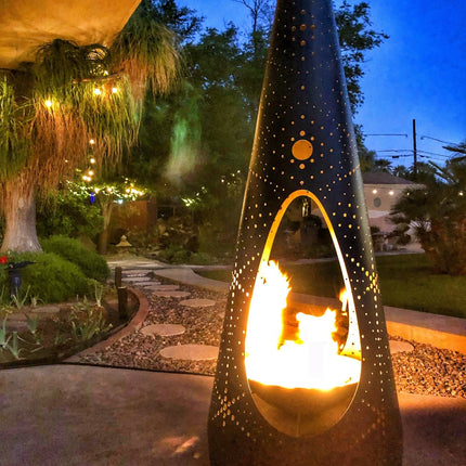 Modfire 7ft Tribal Bonfire Wood Burning Fireplace