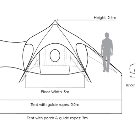Lotus Belle Air Bud Tent