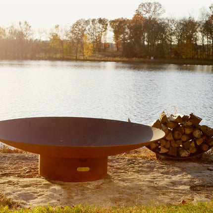 Fire Pit Art Asia 60" Fire Pit: Wood, Gas, or Propane Options