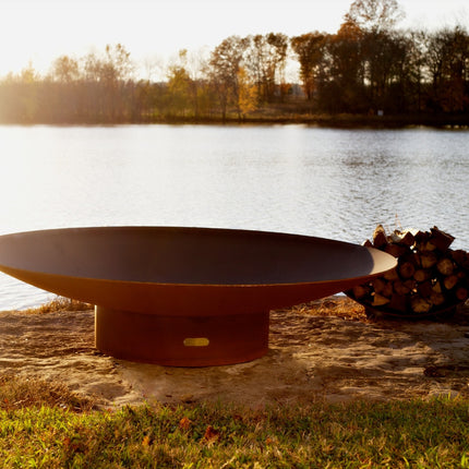 Fire Pit Art Asia 72" Fire Pit: Wood, Gas, or Propane Options
