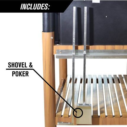 Tagwood BBQ 02SI Argentine Santa Maria Style Wood Fire & Charcoal Gaucho Grill PRE-ORDER