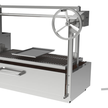 Tagwood BBQ 05SS Santa Maria Argentine Wood Fire & Charcoal Gaucho Built in Grill