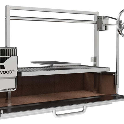 Tagwood BBQ 05SS Santa Maria Argentine Wood Fire & Charcoal Gaucho Built in Grill