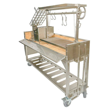 Tagwood BBQ 06SS Argentine Santa Maria Wood Fire & Charcoal Gaucho Grill