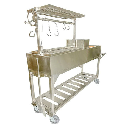 Tagwood BBQ 06SS Argentine Santa Maria Wood Fire & Charcoal Gaucho Grill