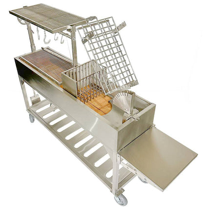 Tagwood BBQ 06SS Argentine Santa Maria Wood Fire & Charcoal Gaucho Grill