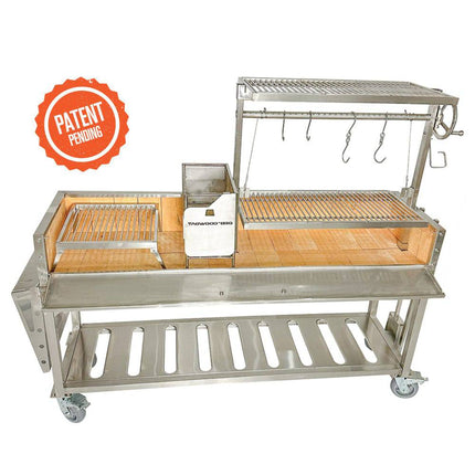 Tagwood BBQ 06SS Argentine Santa Maria Wood Fire & Charcoal Gaucho Grill