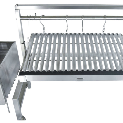 Tagwood BBQ 09SS Insert Style Argentine Santa Maria Wood Fire & Charcoal Gaucho Built in Grill