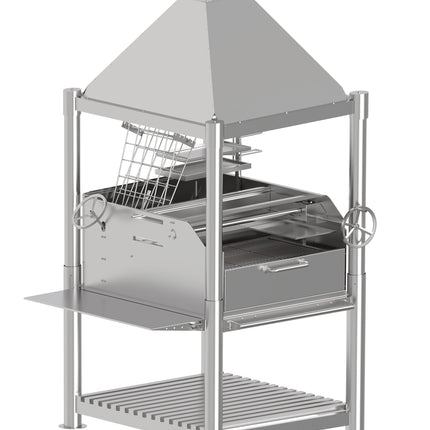 Tagwood BBQ 12SS Argentine Santa Maria Wood Fire & Charcoal Gaucho Grill