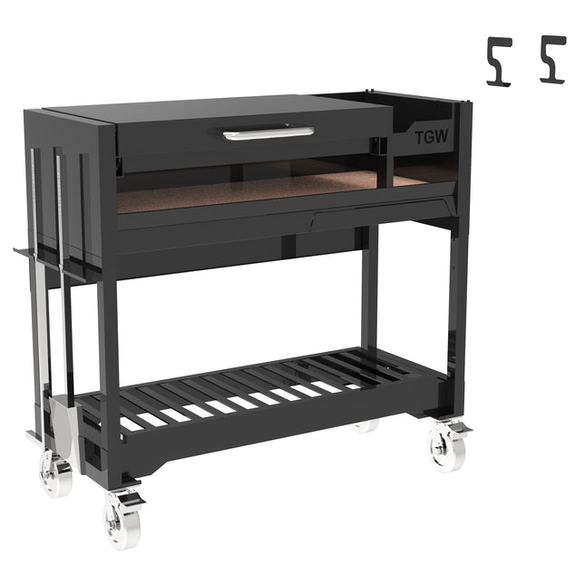 Tagwood BBQ 18S1 Argentine Wood Fire & Charcoal Gaucho Grill