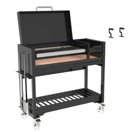 Tagwood BBQ 18S1 Argentine Wood Fire & Charcoal Gaucho Grill