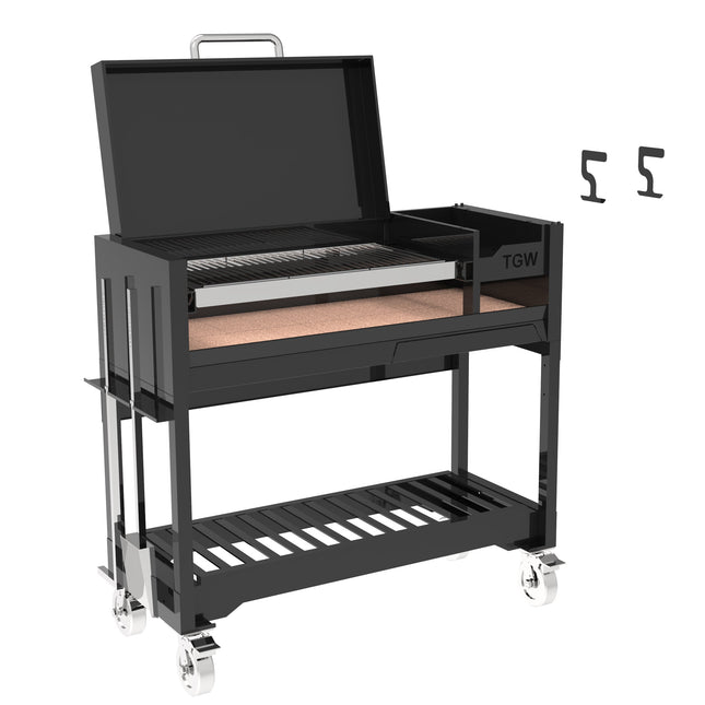 Tagwood BBQ 18S1 Argentine Wood Fire & Charcoal Gaucho Grill