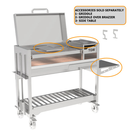 Tagwood BBQ 18SS Argentine Wood Fire & Charcoal Gaucho Grill PRE-ORDER