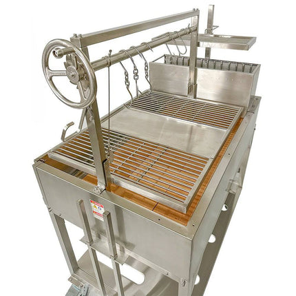 Tagwood BBQ 23SS XL Argentine Santa Maria Wood Fire & Charcoal Gaucho Grill