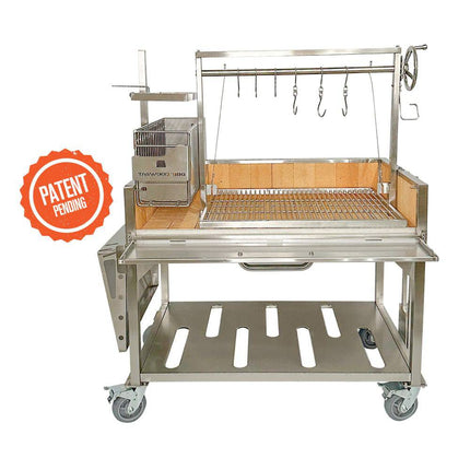 Tagwood BBQ 23SS XL Argentine Santa Maria Wood Fire & Charcoal Gaucho Grill
