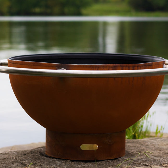 Fire Pit Art Bella Luna Fire Pit: Wood, Gas, or Propane Options