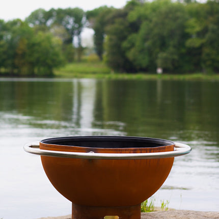 Fire Pit Art Bella Luna Fire Pit: Wood, Gas, or Propane Options