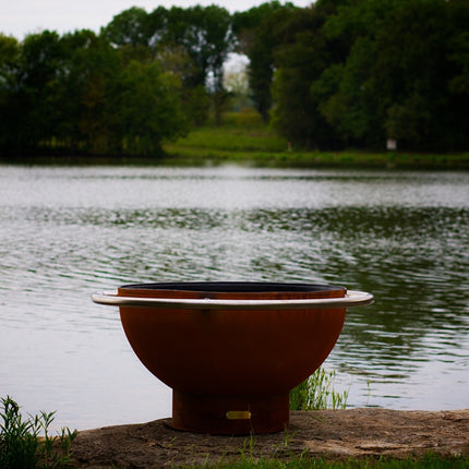 Fire Pit Art Bella Luna Fire Pit: Wood, Gas, or Propane Options