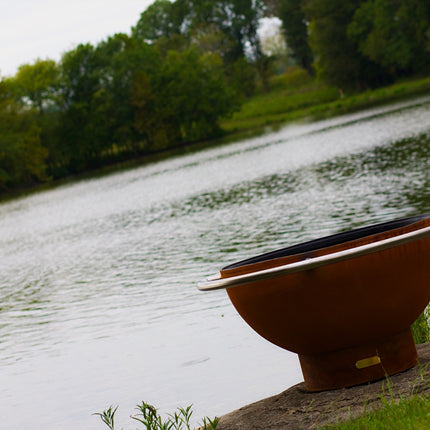 Fire Pit Art Bella Luna Fire Pit: Wood, Gas, or Propane Options