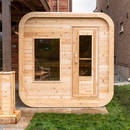 Leisurecraft Canadian Timber Luna Sauna - Electric Heater Options