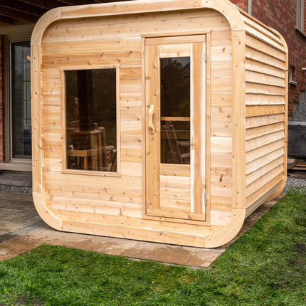 Leisurecraft Canadian Timber Luna Sauna - Electric Heater Options