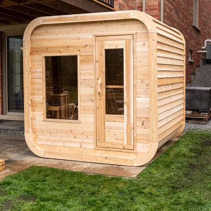 Leisurecraft Canadian Timber Luna Sauna - Electric Heater Options