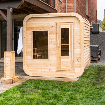 Leisurecraft Canadian Timber Luna Sauna - Electric Heater Options