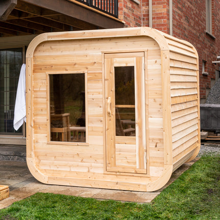 Leisurecraft Canadian Timber Luna Sauna - Electric Heater Options