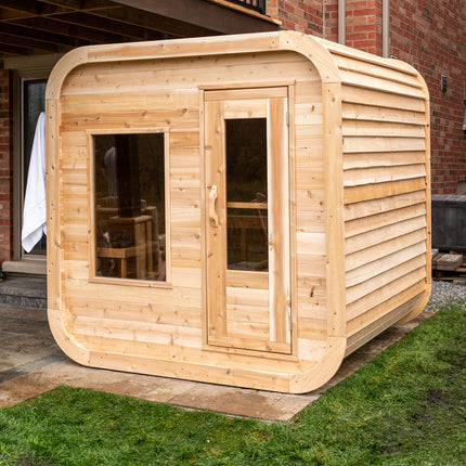 Leisurecraft Canadian Timber Luna Sauna - Electric Heater Options