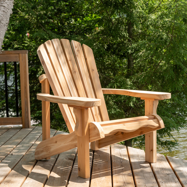 Leisurecraft Adirondack Chair Classic - White Cedar, Set of 2