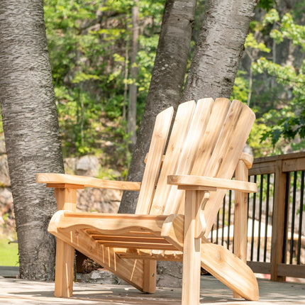Leisurecraft Adirondack Chair Classic - White Cedar, Set of 2