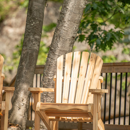 Leisurecraft Adirondack Chair Classic - White Cedar, Set of 2