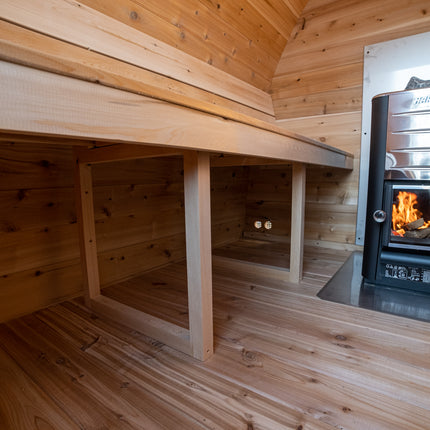 Leisurecraft Canadian Timber MiniPOD Sauna - Electric Heater Options