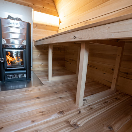Leisurecraft Canadian Timber MiniPOD Sauna - Electric Heater Options