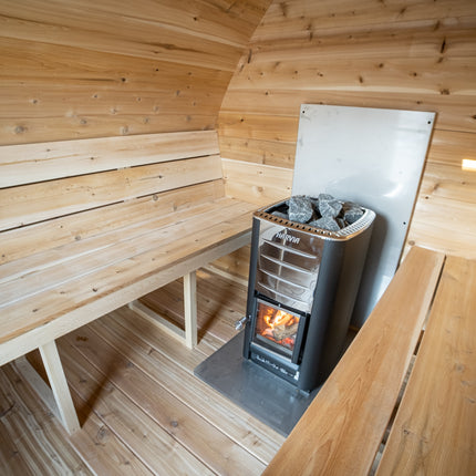 Leisurecraft Canadian Timber MiniPOD Sauna - Electric Heater Options