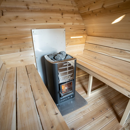 Leisurecraft Canadian Timber MiniPOD Sauna - Electric Heater Options
