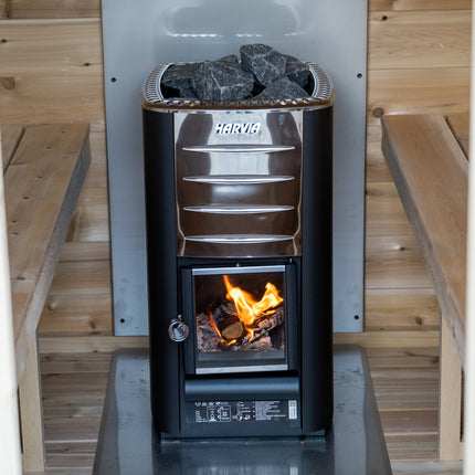 Leisurecraft Canadian Timber MiniPOD Sauna - Electric Heater Options