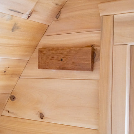 Leisurecraft Canadian Timber MiniPOD Sauna - Electric Heater Options