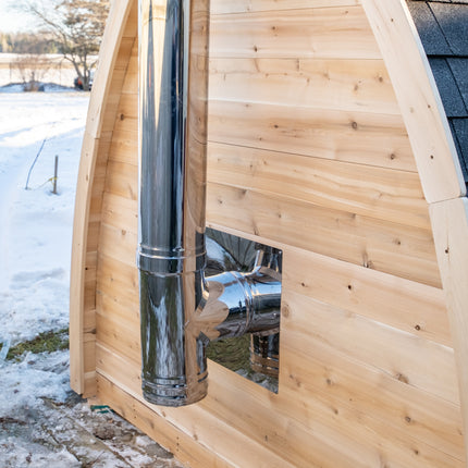Leisurecraft Canadian Timber MiniPOD Sauna - Electric Heater Options