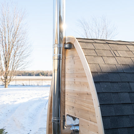 Leisurecraft Canadian Timber MiniPOD Sauna - Electric Heater Options