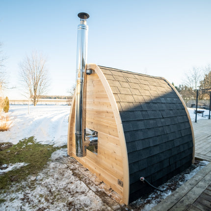 Leisurecraft Canadian Timber MiniPOD Sauna - Electric Heater Options
