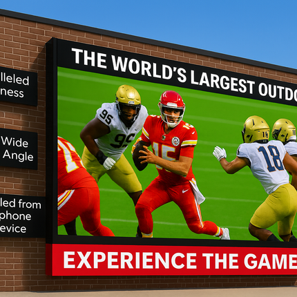 140" (11.83 ft) Outdoor TV