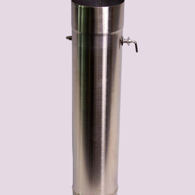 North Shore Sauna Sauna Stove Chimney Pipe with Damper | 3.5"