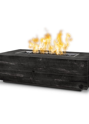 The Outdoor Plus 48" Coronado Woodgrain Concrete Fire Pit