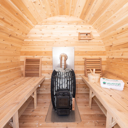 Leisurecraft Canadian Timber Elation Sauna - Electric Heater Options