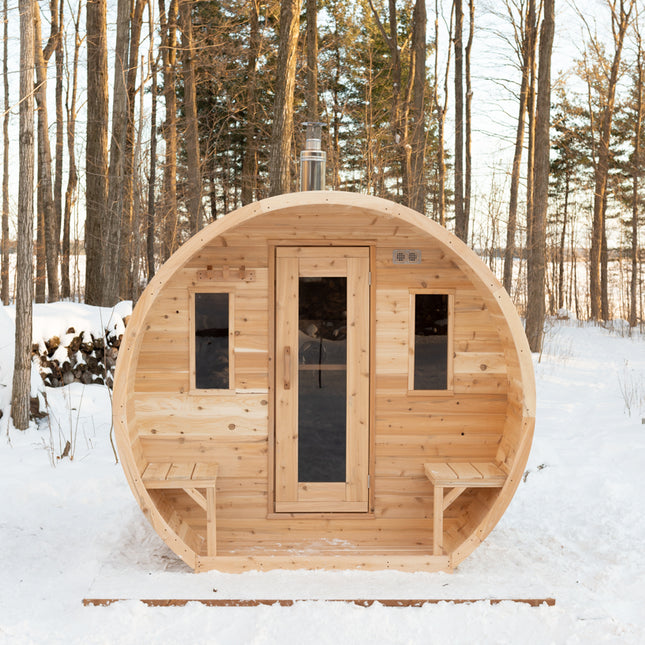 Leisurecraft Canadian Timber Elation Sauna - Electric Heater Options