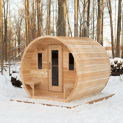 Leisurecraft Canadian Timber Elation Sauna - Electric Heater Options