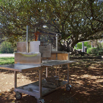 Tagwood BBQ 23SS XL Argentine Santa Maria Wood Fire & Charcoal Gaucho Grill