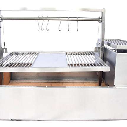 Tagwood BBQ 25SS XL Built-In Santa Maria Argentine Wood Fire & Charcoal Gaucho Grill